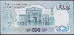 6.Emisyon 2.Tertip 500 Lira M54 223514 Çok Çok Temiz