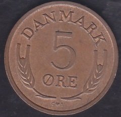 Danimarka 5 Öre 1970