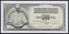 YUGOSLAVYA 500 DİNAR 1981 ÇİL