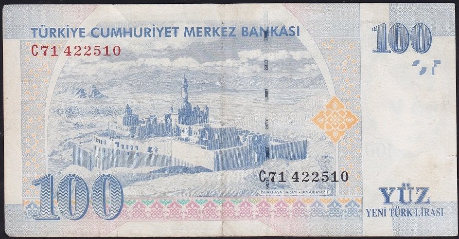 8.Emisyon 100 YTL C71 422510 Çok Temiz