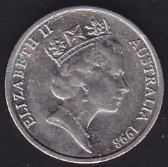 Avustralya 5 Cent 1998