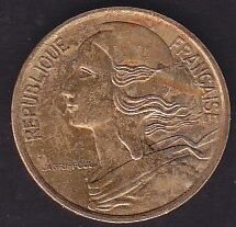 Fransa 5 Centimes 1996