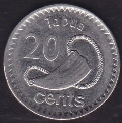 Fiji 20 Cent 2012