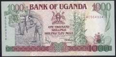 Uganda 1000 Şiling 1991 ÇİL Pick 34