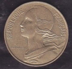 Fransa 10 Centim 1984