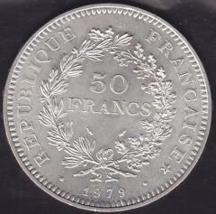 Fransa 50 Frank 1979 Gümüş ( 30 gram )