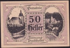 Avusturya 50 Heller Notgeld 1920 Çil