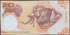 Papua New Guinea 20 Kına 2008 Çil 555 Pick36