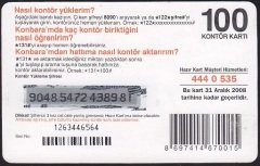 Turkcell Hazır Kart 100 Kontör 2008
