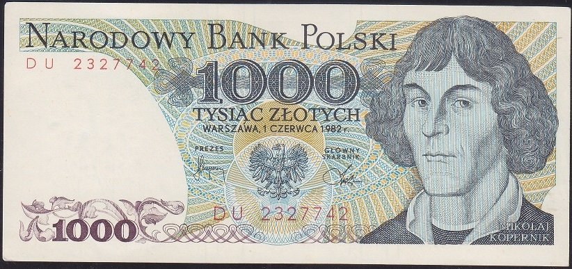 Polonya 1000 Zloty 1982 ÇİL Pick 146c