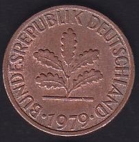 Almanya 1 Pfennig 1979 F