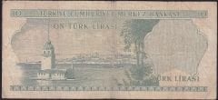 6.Emisyon 1.Tertip 10 Lira C17 381705 Çok Temiz