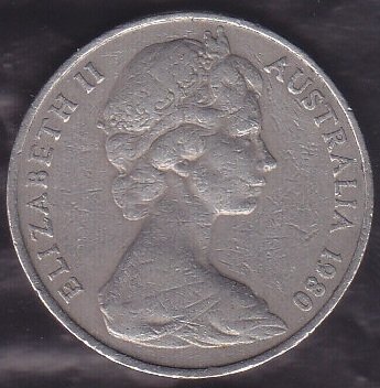 Avusturalya 20 Cent 1980