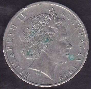 Avusturalya 20 Cent 1999