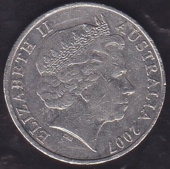 Avusturalya 20 Cent 2007