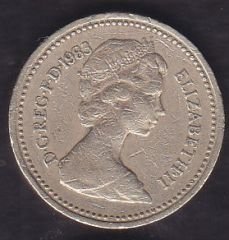 İngiltere 1 Pound 1983