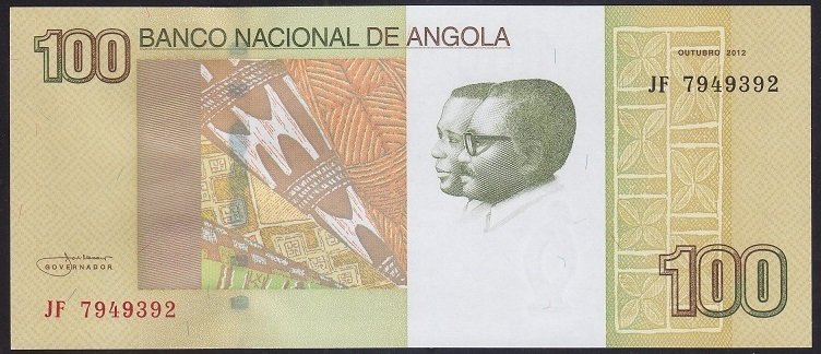 Angola 100 Kwanzas 2012 Çil Pick153