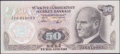 6.Emisyon 2.Tertip 50 Lira J10 619083 Çilaltı Çil