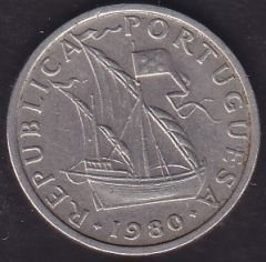 Portekiz 5 Escudos 1980