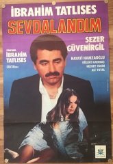 İBRAHİM TATLISES - SEZER GÜVENİRGİL - SEVDALANDIM - FİLM AFİŞİ