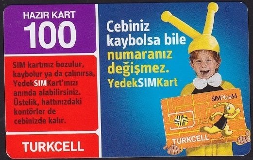 Turkcell Hazır Kart 100 Kontör 2009