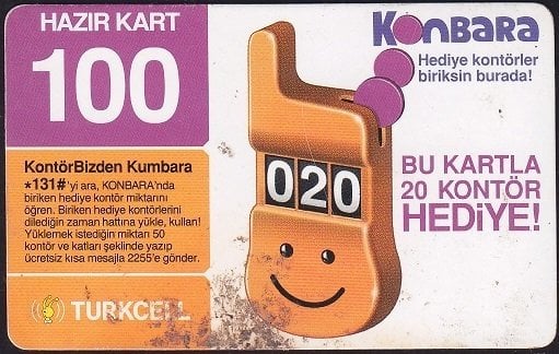 Turkcell Hazır Kart 100 Kontör 2008