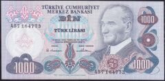 6.Emisyon 1.Tertip 1000 Lira A57 164773 Çilaltı Çil