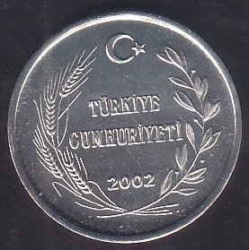 2002 Yılı Darphane Parası Gümüş ( 6 Gram )