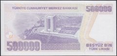 7.Emisyon 4.Tertip 500000 Lira J17 565217 Çil