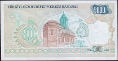 7.Emisyon 1.Tertip 5000 Lira A55 137154 Çilaltı Çil