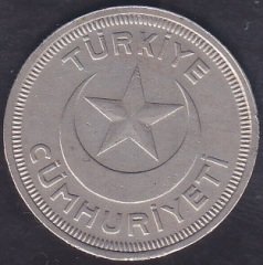 1938 Yılı 10 Kuruş Çilaltı Çil