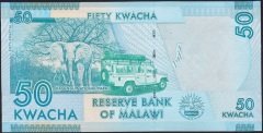 Malawi 50 Kwacha 2012 Çil Pick 58a