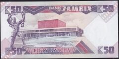 Zambia 50 Kwacha 1980 Çil Pick 28 - 888