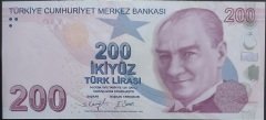 9.Emisyon 5.Tertip 200 Lira E111 723 222 Çil