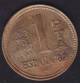 İspanya 1 Peseta 1980
