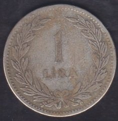 1947 Yılı 1 Lira Gümüş