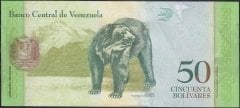 Venezuela 50 Bolivares 2015 Çilaltı Çil Pick92j