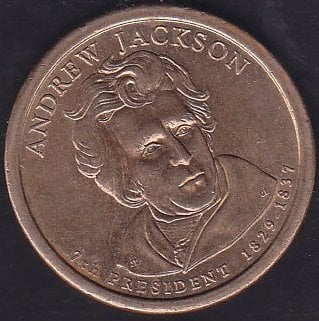 Amerika 1 Dolar - Andrew Jackson - 2008 P - Hatıra Para