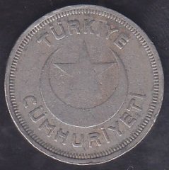 1938 Yılı 5 Kuruş Çok Temiz