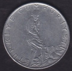 1968 Yılı 2.5 Lira Ters