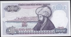 7.Emisyon 2.Tertip 1000 Lira G43 017234 Çil