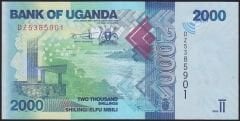 Uganda 2000 Şiling 2022 Çilaltı Çil