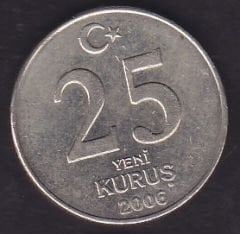 2006 Yılı 25 Kuruş