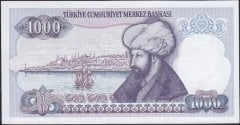 7.Emisyon 2.Tertip 1000 Lira F61 700009 Çil