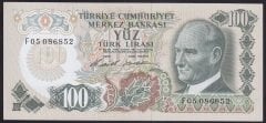 6.EMİSYON 1.TERTİP 100 LİRA F05 086852 ÇİLALTI ÇİL