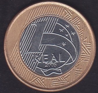 Brezilya 1 Real 2005 Hatıra