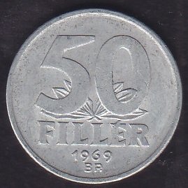 MACARİSTAN 50 FİLLER 1969