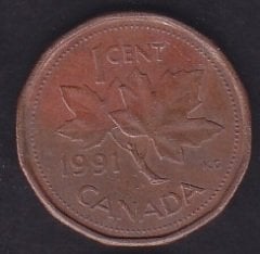 Kanada 1 Cent 1991