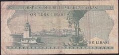 6.Emisyon 1.Tertip 10 Lira C21 238797 Çok Temiz