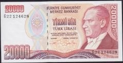 7.Emisyon 2.Tertip 20000 Lira G22 124628 Çilaltı Çil